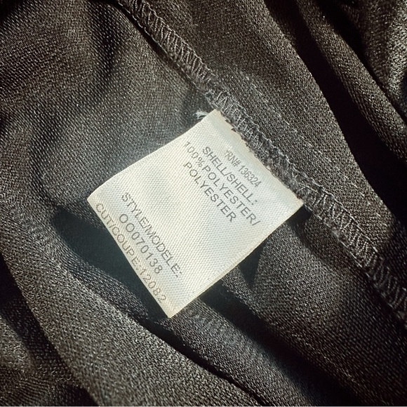 NWT Halston Heritage Black Adjustable Strap Polyester Jumpsuit Size Small - Picture 7 of 15